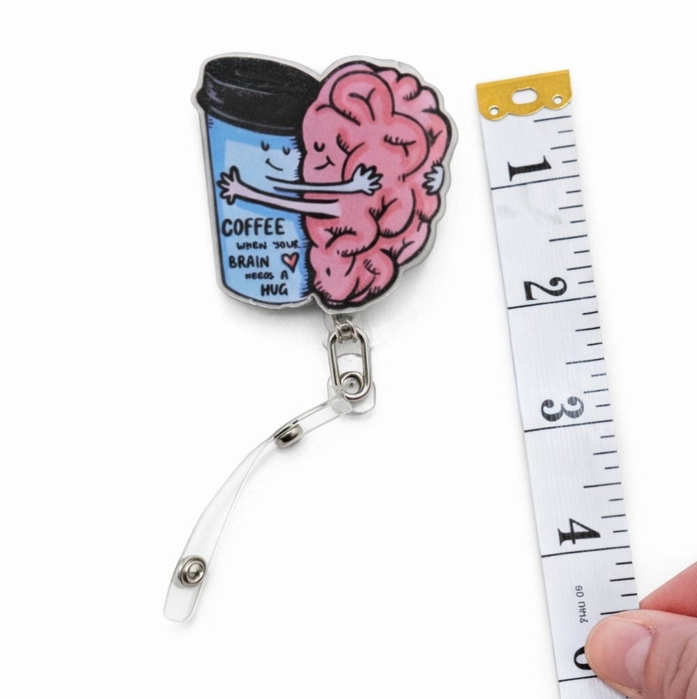 💜 (4 For $20) Retractable Funny Badge Holder